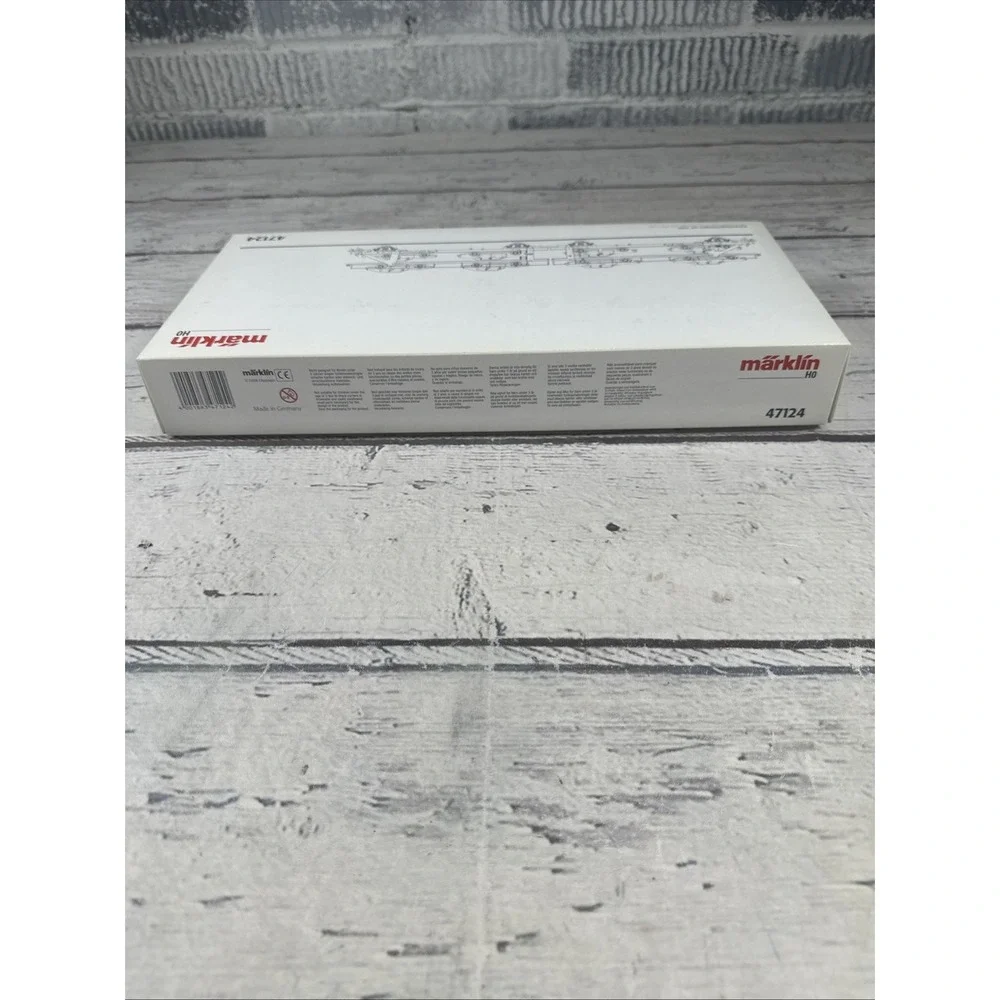 Märklin 47124 HO DB AURO TRANSPORT CAR W/8 FORD CARS DOUBLE DECK ERA IV